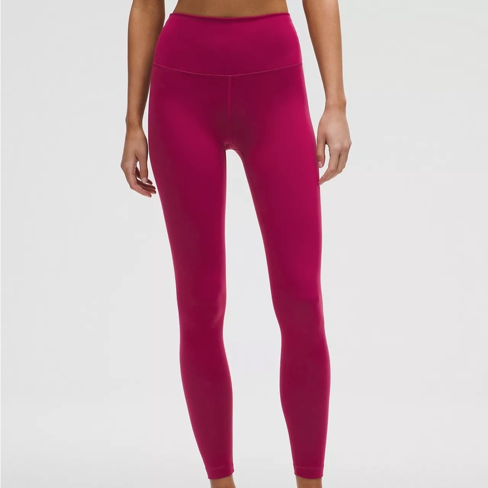 Lululemon Wunder Train High-Rise Pant 28”– Cassis / Burgundy Plum (Size 4)